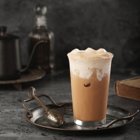 Trà đen sữa choco hạnh nhân