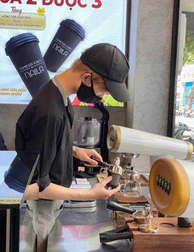 Khu vực pha chế tại Naila